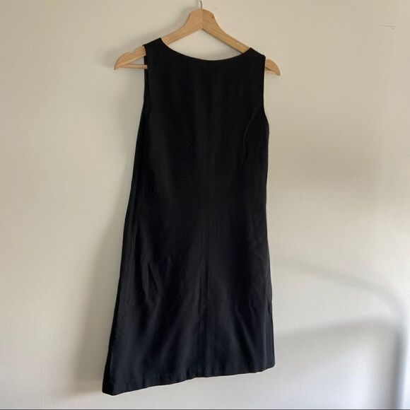 Demoö Black V-Neck Mini Dress sz S - Picture 8 of 8
